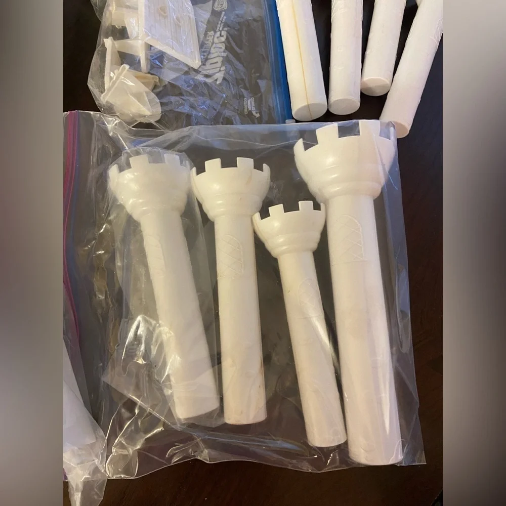 Wilton Romantic Castle Cake Making Set 32 Piece Complete Set PLUS a 2nd Partial